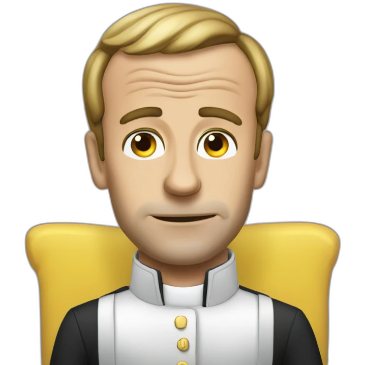 Macron qui fume emoji