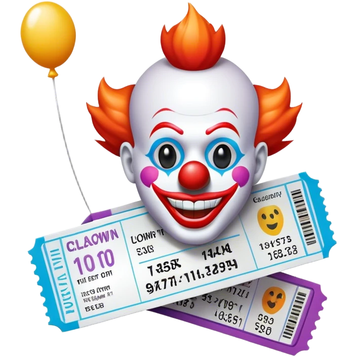McSlappin' Ticket with Clown emoji
