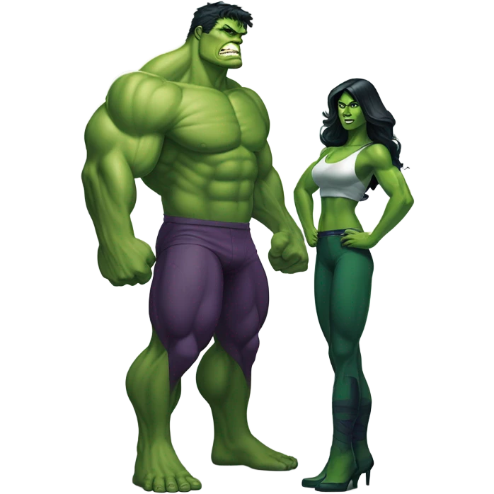 hulk and she hulk emoji