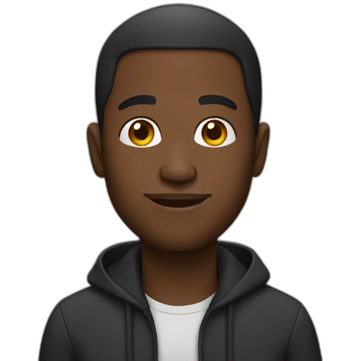 Black man emoji