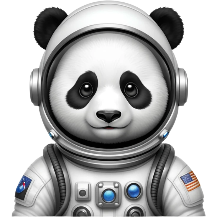 panda in space suit emoji