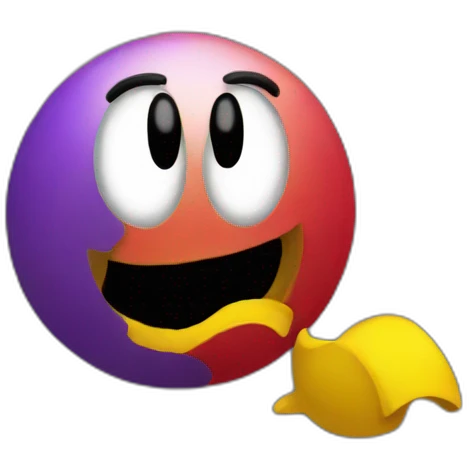 Pac man emoji