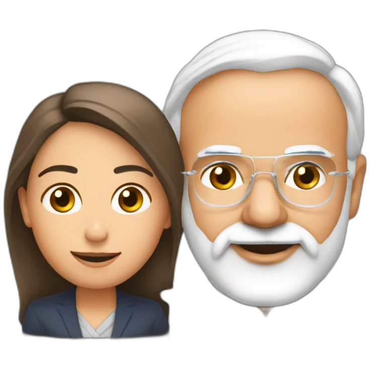Narendra Modi and Girogia Meloni emoji