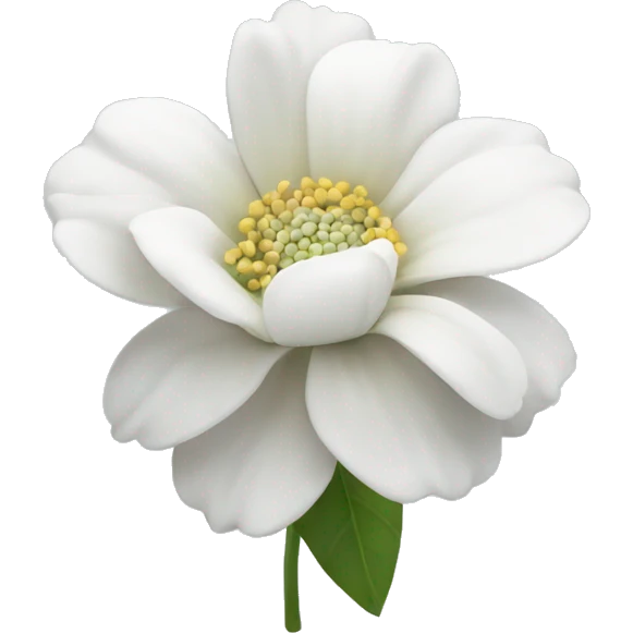 white flower emoji