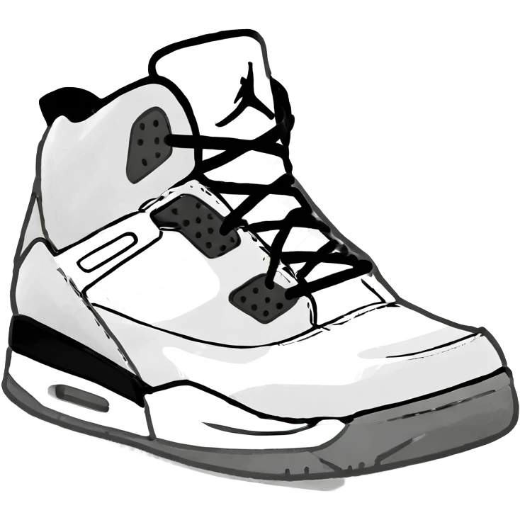 un mono con zapatillas jordan emoji