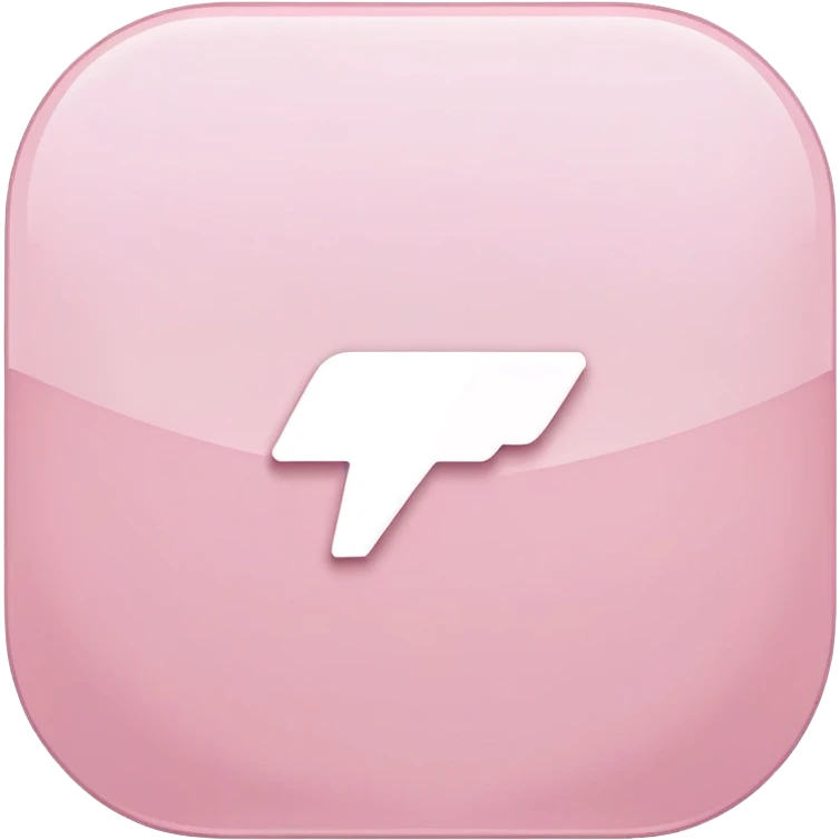 Light pink paypal emoji