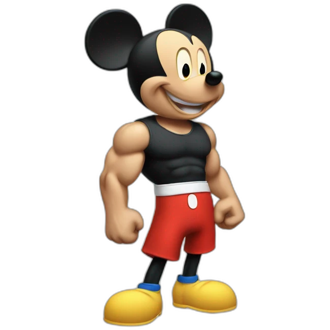 muscle Mickey mouse emoji