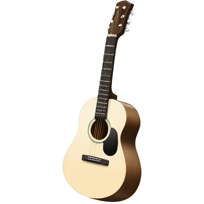 Guitar as a panda emoji
