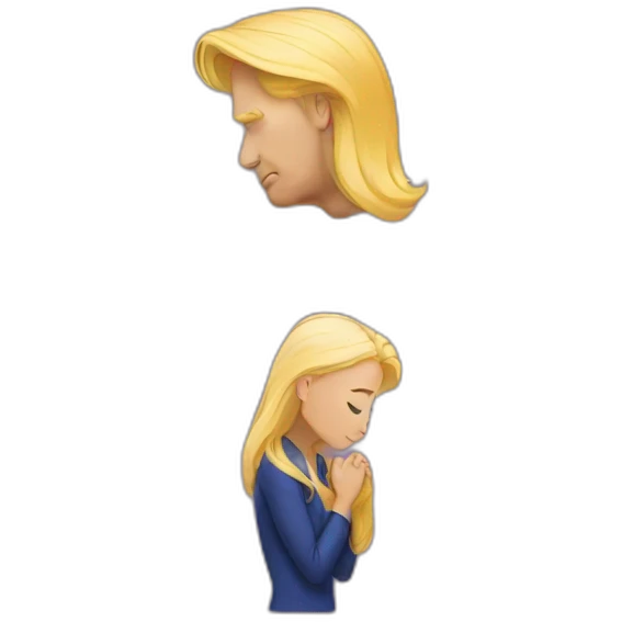 trump kissing his daughter emoji
