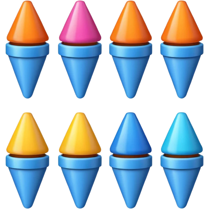 cone caps object emoji