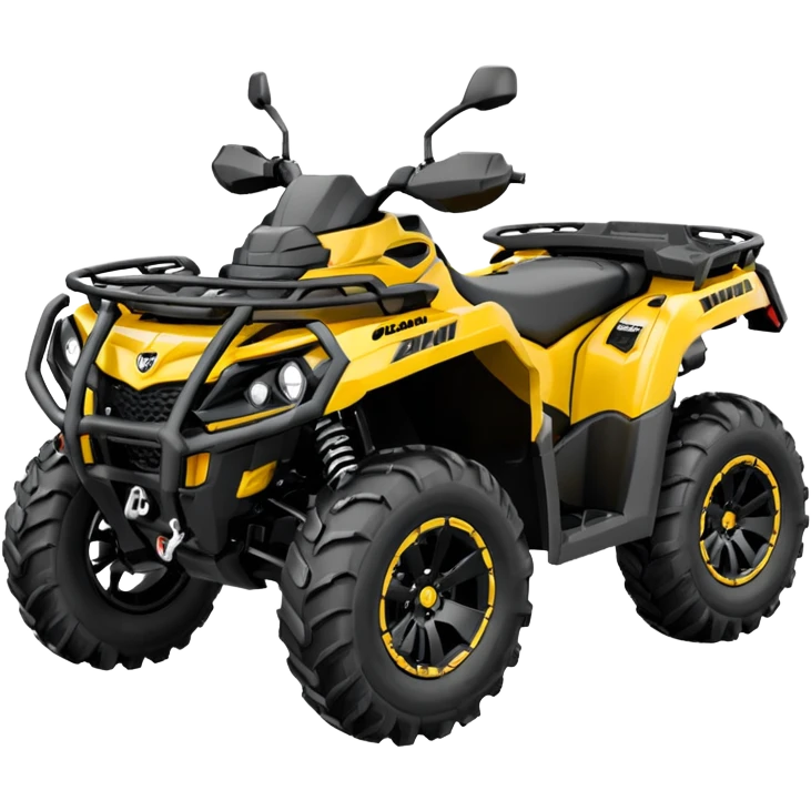 Atv negro can-am Outlander 1000 xtp emoji