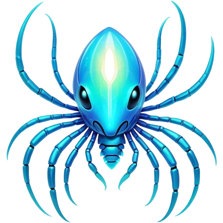 Futuristic iridescent aesthetic-scenery-Fakémon-creature emoji