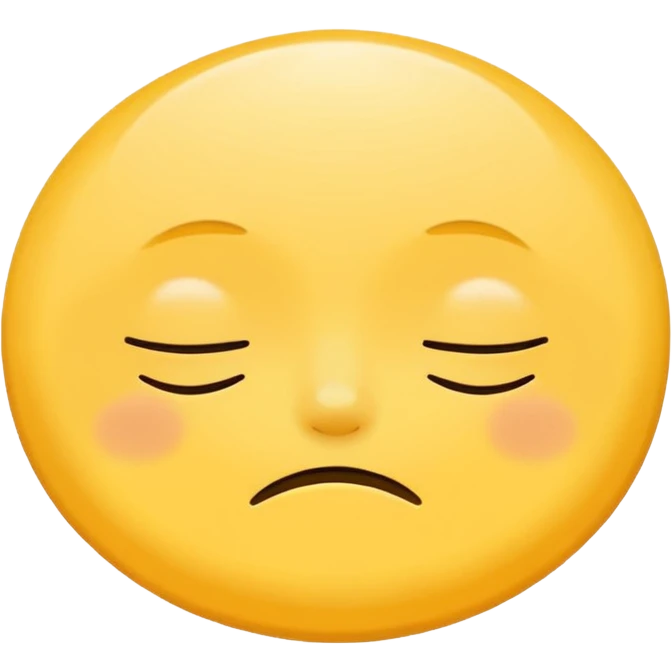 sleepy circle emogi emoji