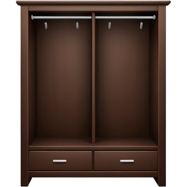 3D wardrobe shelf empty emoji