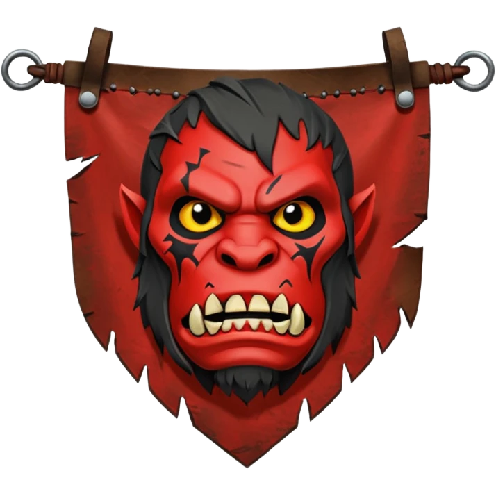 orc war banner emoji