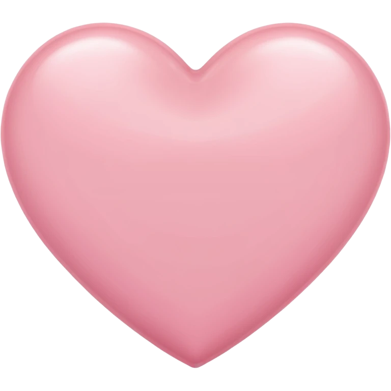Light pink heart emoji emoji