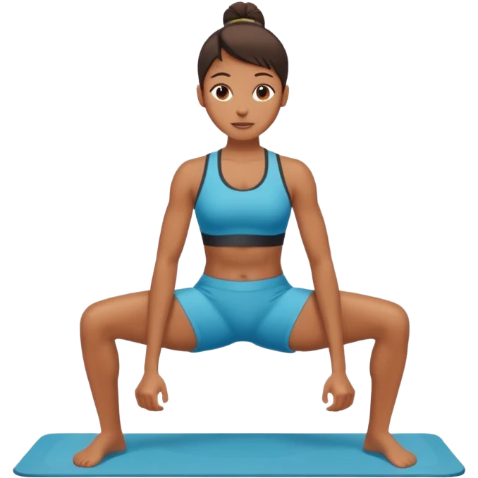 performing ab exercise emoji