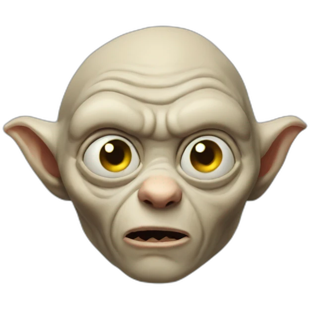 bored gollum emoji