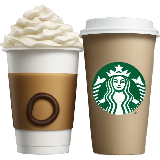 Starbucks coffee emoji