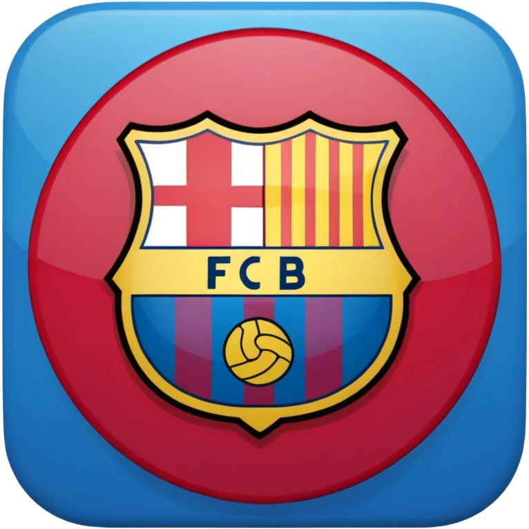 Fc Barcelona logo imoji emoji