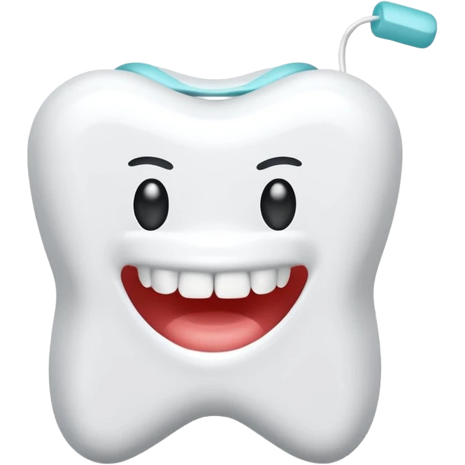 Dental floss emoji