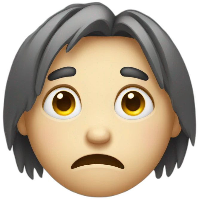 Crying face emoji
