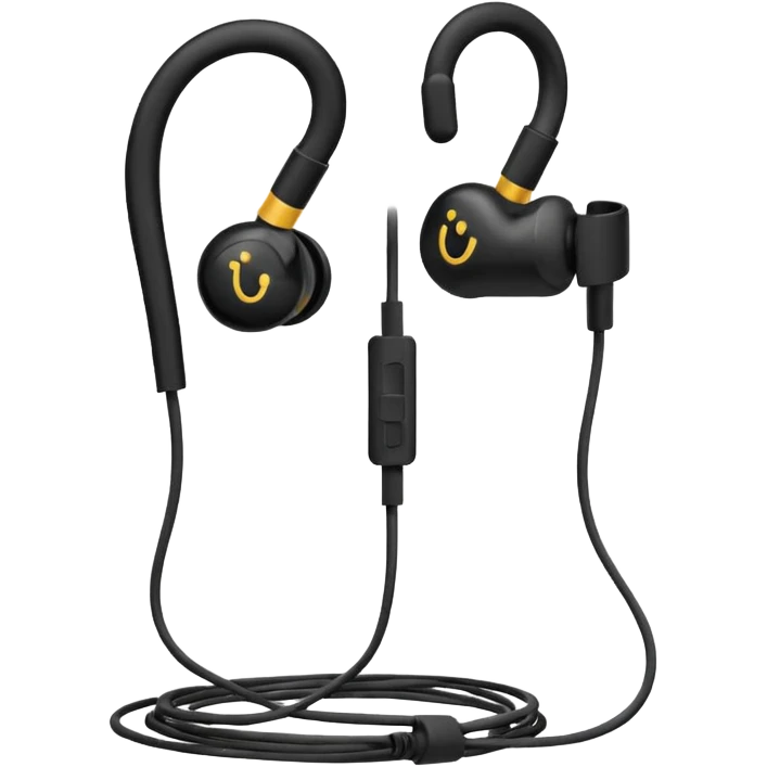 old wired earphones emoji