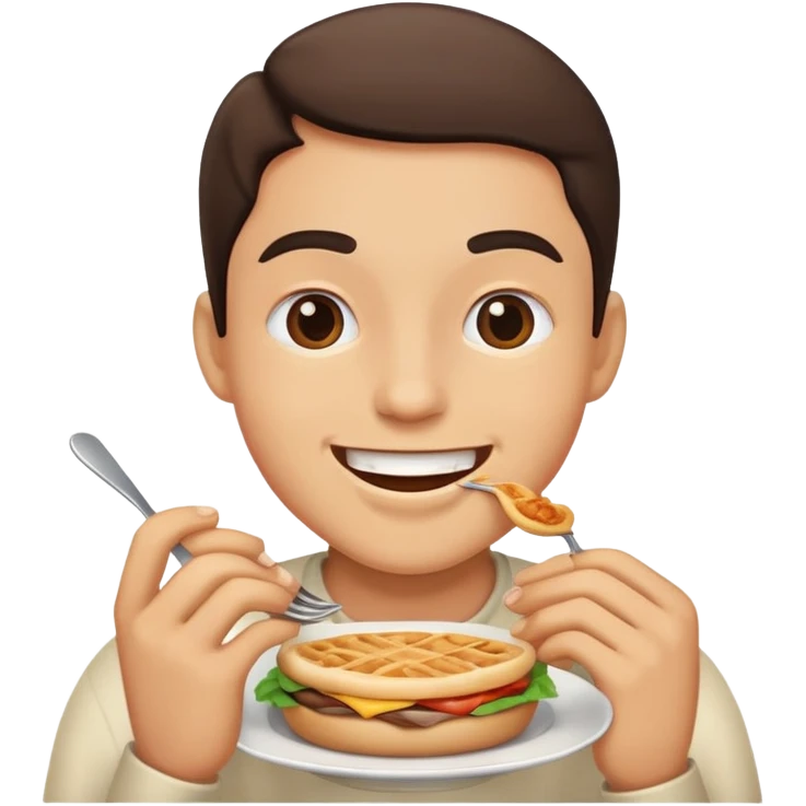 person eating emoji