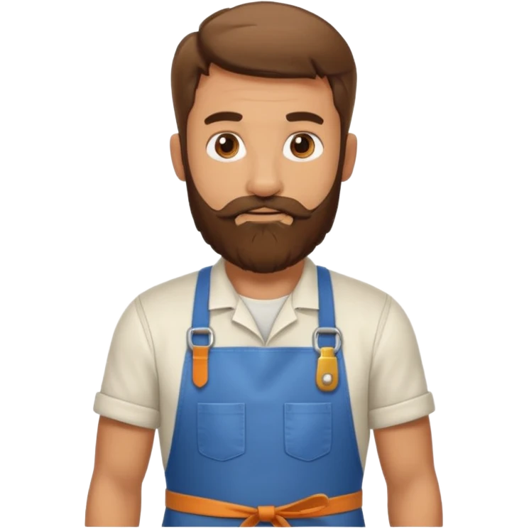 bearded locksmith emoji