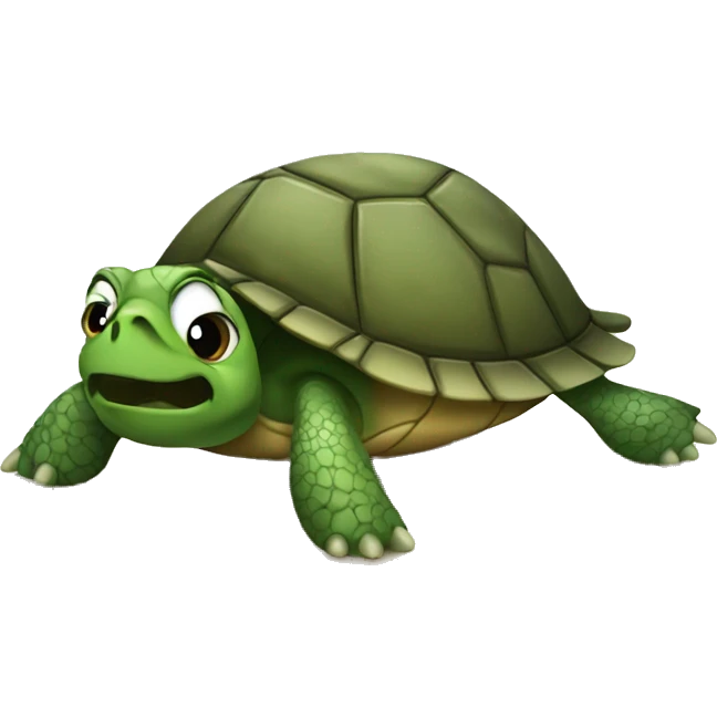 Sick turtle emoji