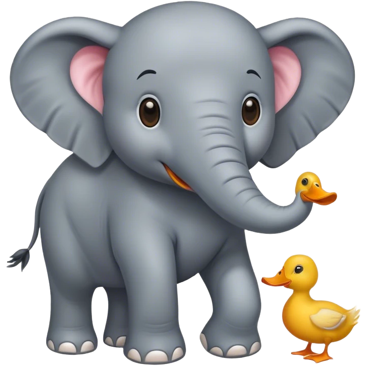 elephant + duck = elephuck emoji