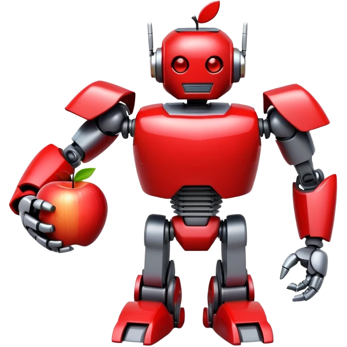 transformer robot green apple emoji