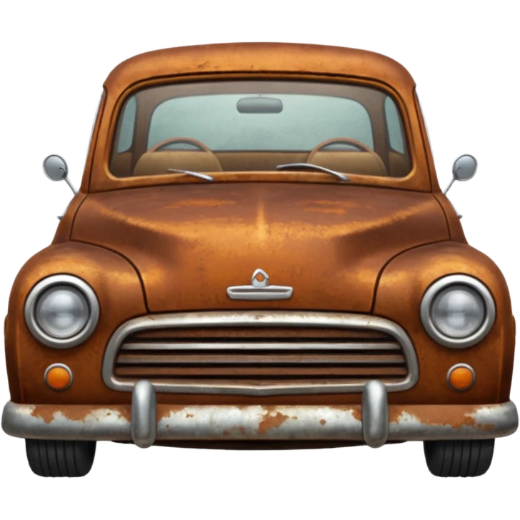 rusty car  emoji