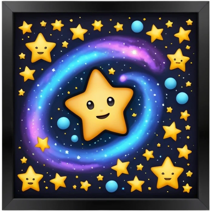 Okey, now delete a lot of stars from uniform please, and save only one star emoji