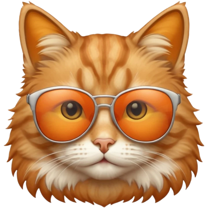 Cat wearing sunglasses emoji