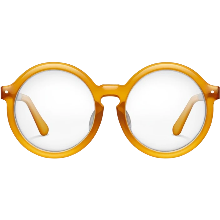 round glasses emoji