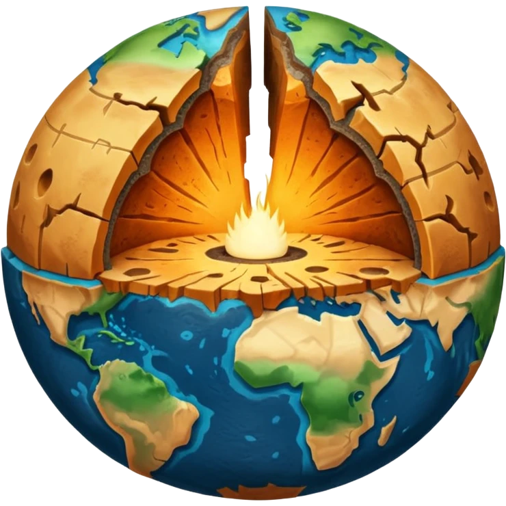 Geography cross section emoji
