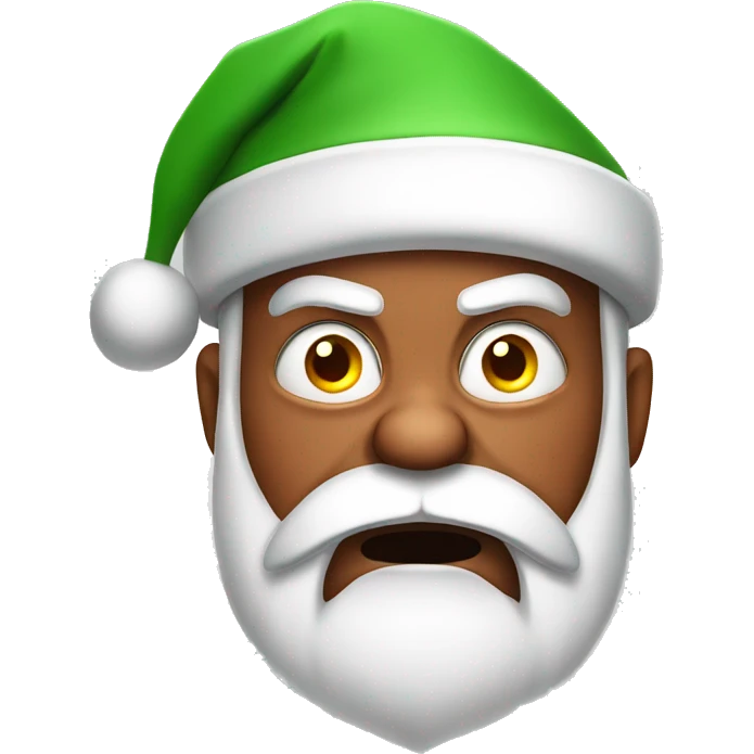 angry Santa  emoji