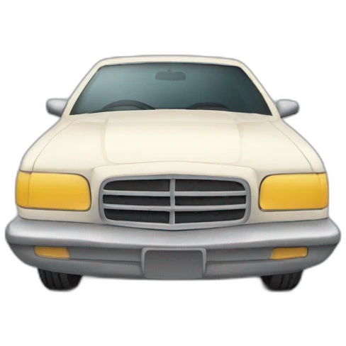 car from the front emoji