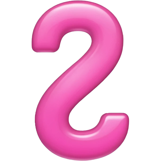 Pink number one emoji emoji