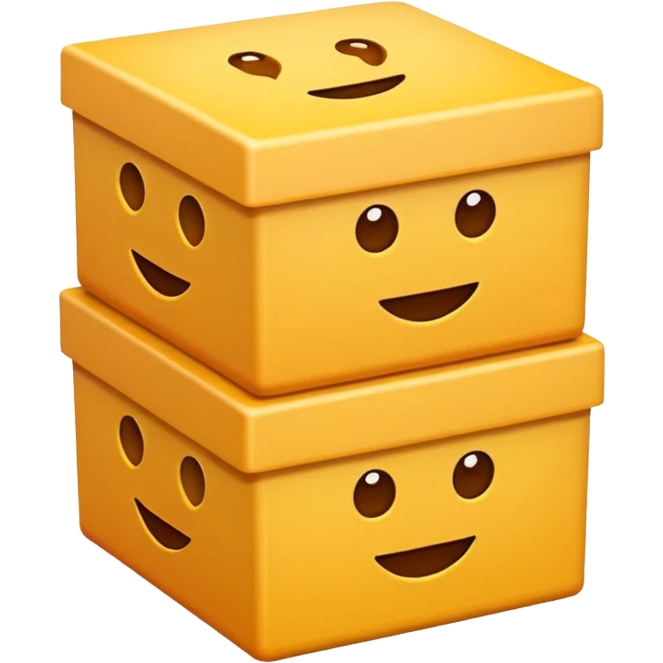 emoji of three boxes emoji
