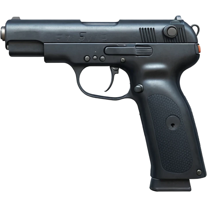 Five seven pistola emoji