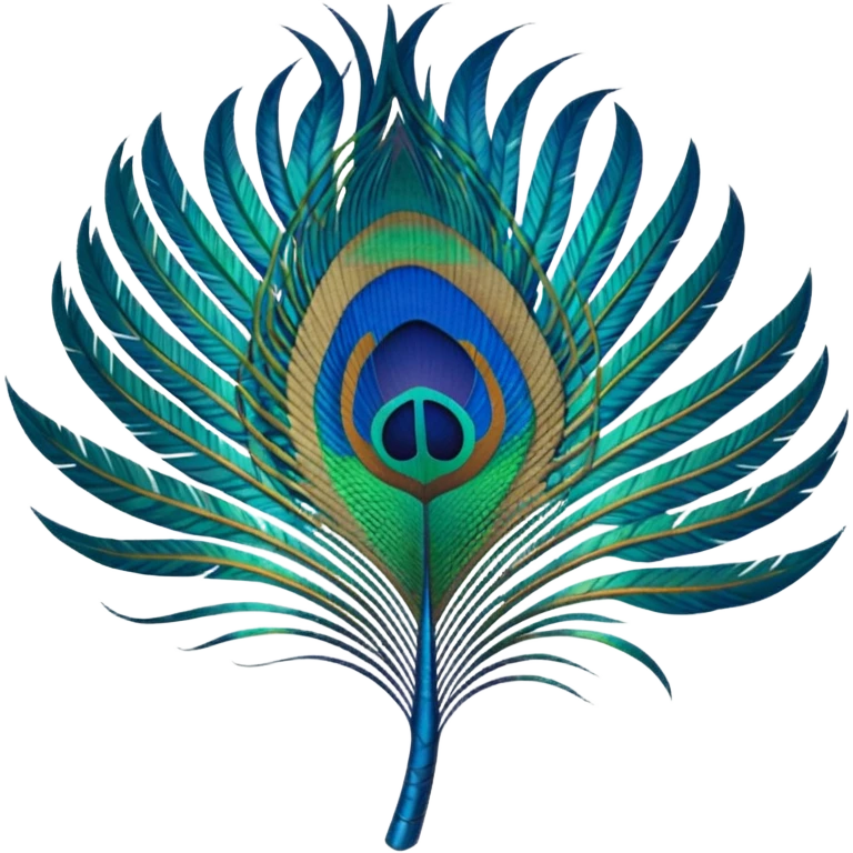 Peacock feather  emoji