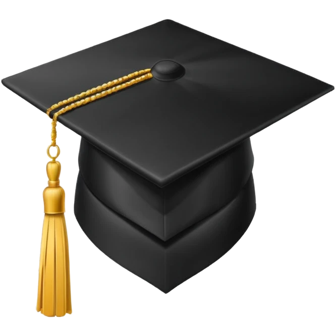 Graduation cap emoji