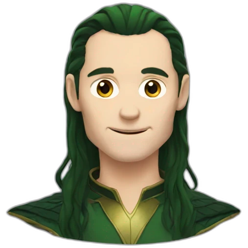 Loki long hair emoji