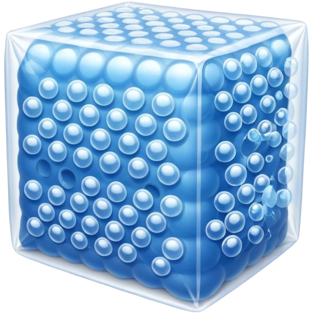 Bubble wrap cover emoji