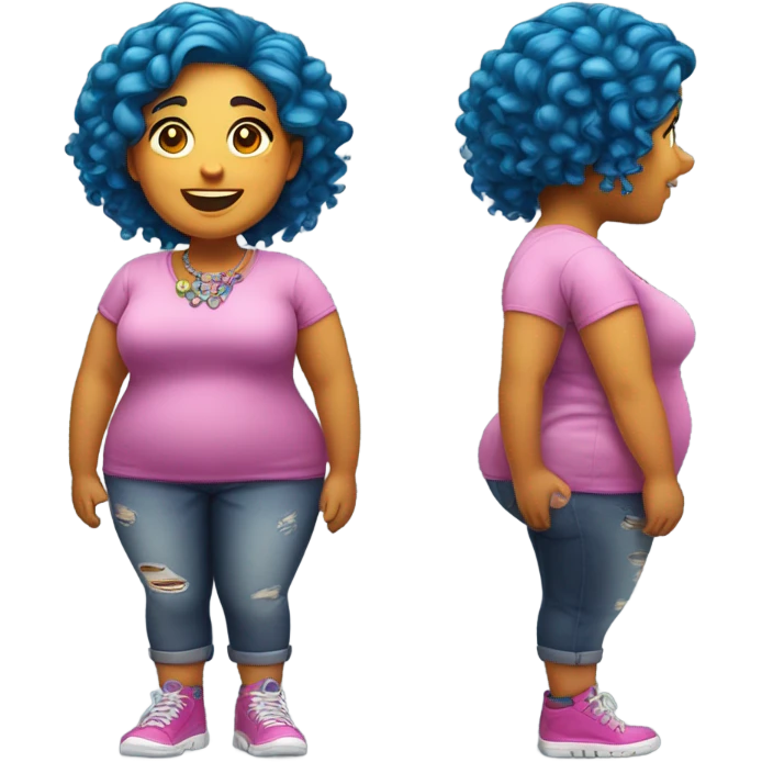 Fat Girl emoji