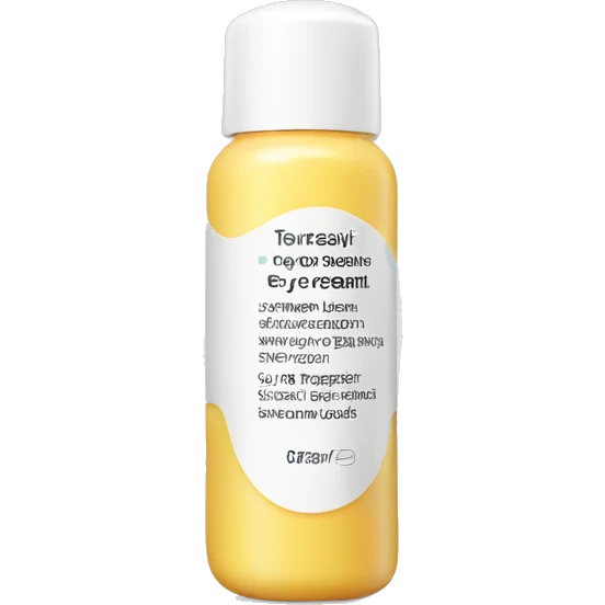 eye cream bottle with label emoji