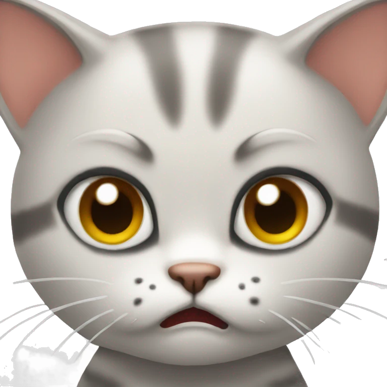 Angry kitten  emoji