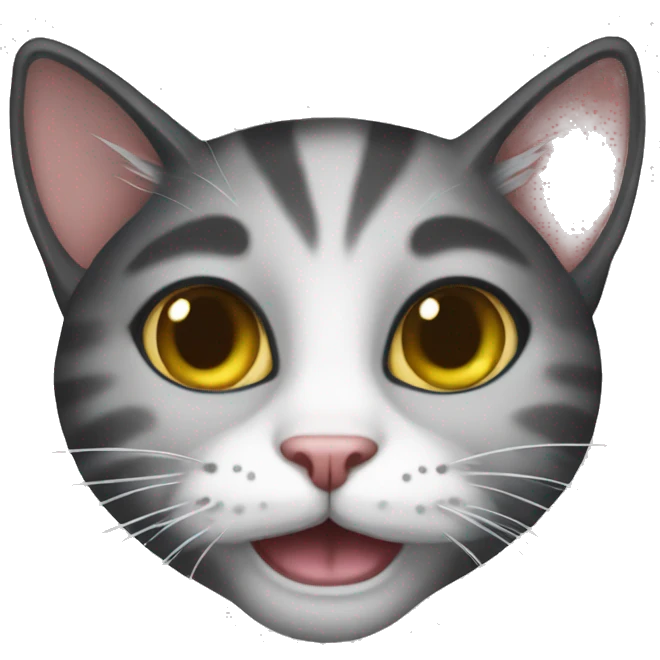 Weird cat emoji